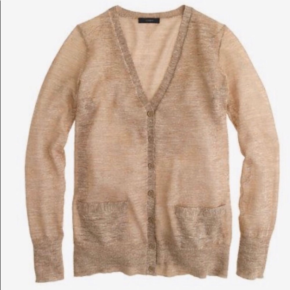 J. Crew linen cardigan